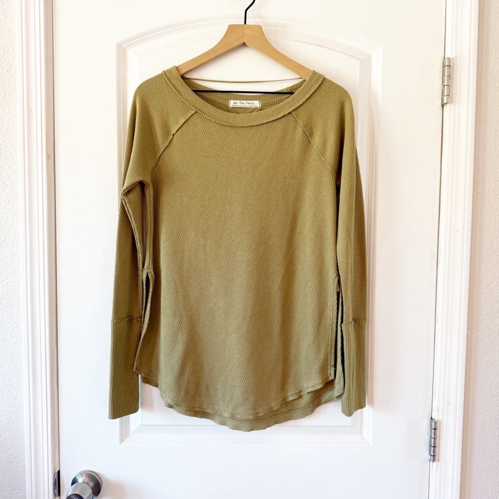 FREE PEOPLE Snowy Thermal Slouchy Long Sleeve Top - Picture 4 of 12